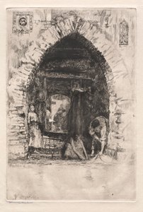 Gravures de Venise : Blanchisserie, 1881
