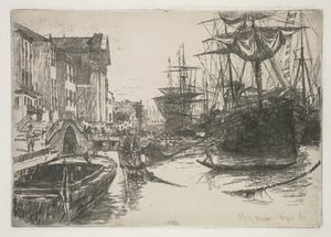 Fondamenta della Zattere, 1880 - Otto H. Bacher