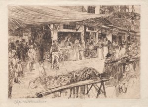 Vieux marché, Florence - Otto H. Bacher