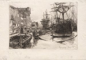 Vue de Venise, 1880 - Otto H. Bacher