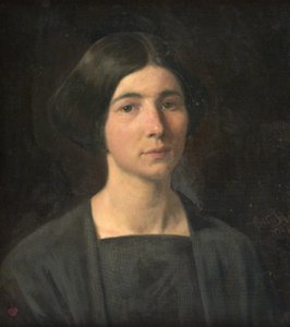 Portrait de dame - Otto Haslund