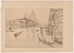 Entrée du Canal Grande - Otto Henry Bacher