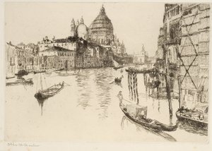 Grand Canal, Venise - Otto Henry Bacher
