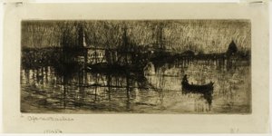 Nuit pluvieuse - Otto Henry Bacher