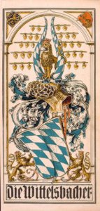 Les armoiries des maisons princières allemandes : Les Wittelsbacher - Otto Hupp
