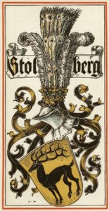 Les armoiries des maisons princières allemandes: Stolberg - Otto Hupp