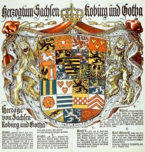 Duché de Saxe-Cobourg et Gotha, Ducs de Saxe-Cobourg et Gotha - Otto Hupp