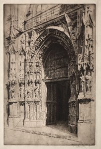 Portail central, Église Saint-Merri, Paris - Otto J. Schneider