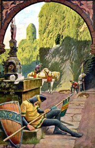 Le château de la Belle au bois dormant, vers 1900 - Otto Kubel