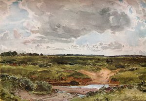 Southwold Common en août, vers 1889