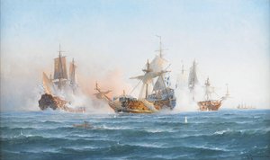 HMS Wachtmeister combattant contre l