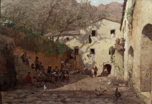 Vie quotidienne, Italie - Otto Ludvig Sinding