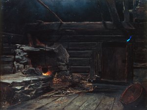 Røkovnstue, oppstryn - Otto Ludvig Sinding