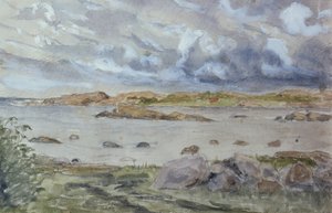 Esquisse de mer et de paysage - Otto Ludvig Sinding