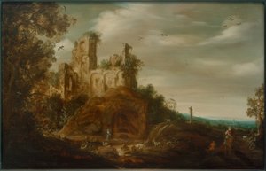 Paysage - Otto Marseus  van Schrieck