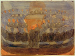 Préparation (prière dans la salle à manger). Étude (composition générale)
