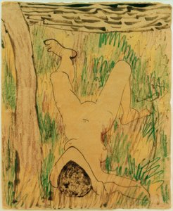 Jeune fille nue allongée