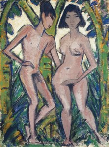 Adam et Ève, vers 1913-22 - Otto Muller or Mueller