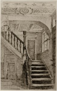 De la maison de travail à Marburg - Otto Ubbelohde
