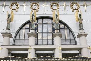 Église Am Steinhof (église Leopld) conçue par Otto Wagner, Vienne, Autriche - Otto Wagner
