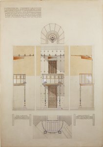 Esquisse de la chaire de l