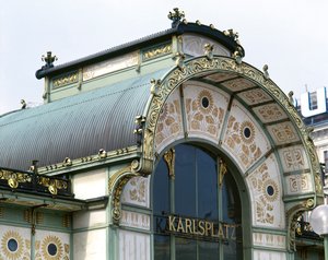 Le Pavillon Otto Wagner sur Karlsplatz