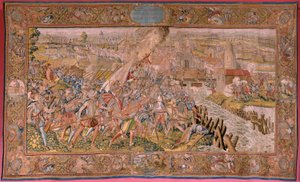 Tapisserie flamande. Série Triomphes et batailles de l