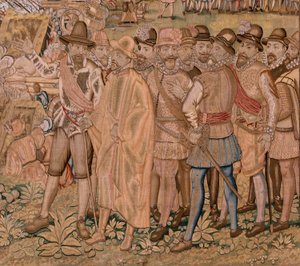 Tapisserie flamande. Série Triomphes et batailles de l