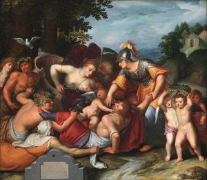Gemeine Jeuchts Beeldt. Allégorie des tentations de la jeunesse - Otto van Veen