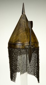 Casque, peut-être du 16ème siècle, modifié au 19ème siècle