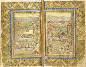 Vues de La Mecque et Médine, vers 1794-5 - Ottoman School