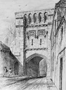 Porte ouest Winchester, c.1830 - Owen Brown Carter