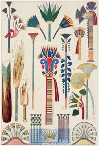 Ornement égyptien, illustration originale de 