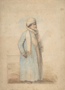 Homme barbu en costume oriental, vers 1780