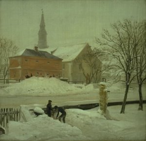Vue de la maison de l