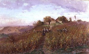Vendange sur les pentes de l
