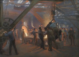La Fonderie de fer, Burmeister et Wain - Peder Severin Krøyer