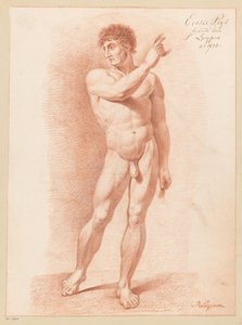 Homme nu debout, vu de face (1er prix 1815) - P. Luypen