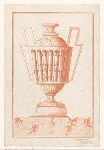 Vase avec anses rectangulaires