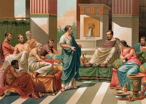 Banquet donné par les Sept Sages de Grèce - P. Ros