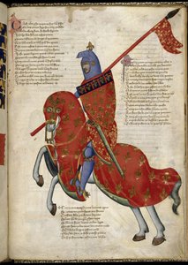 Un chevalier de Prato (De Regia Carmina par Convenevole da Prato)