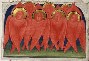 Séraphins de Regia Carmina par Convenevole da Prato