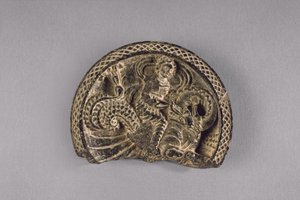 Palette avec Néréide sur un dragon aquatique, c.50-75