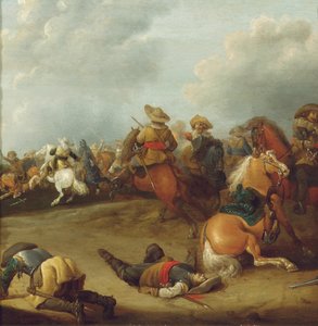 Une bataille de cavalerie