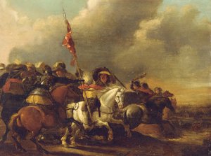 Un engagement de cavalerie