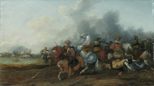 Une escarmouche de cavalerie, 1632