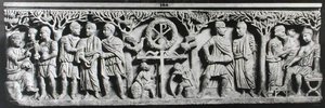 Sarcophage chrétien, scènes de la vie du Christ