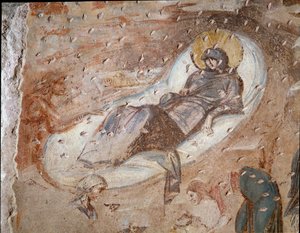 Nativite (fresque du 6e-7e siècle)