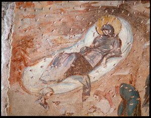 La Nativité. Fresque de l