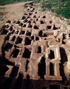 Vue de la nécropole paléochrétienne, 4ème siècle - Paleo Christian